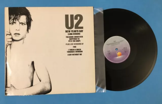 U2 - New Year's Day (Long Version) - Vinyl 12inch Mix Single Island Europe 1985