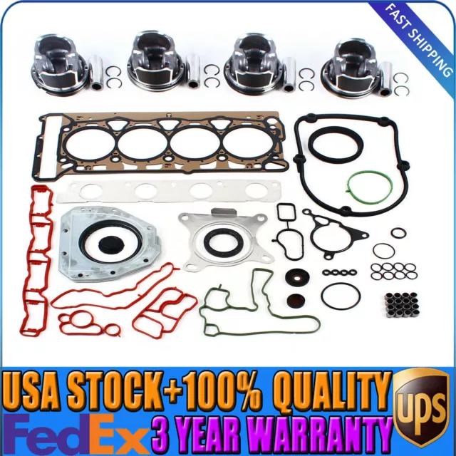 Fits VW GTI Tiguan AUDI Q5 2.0TSI Engine Rebuild Overhaul Kit Piston Pin 21mm