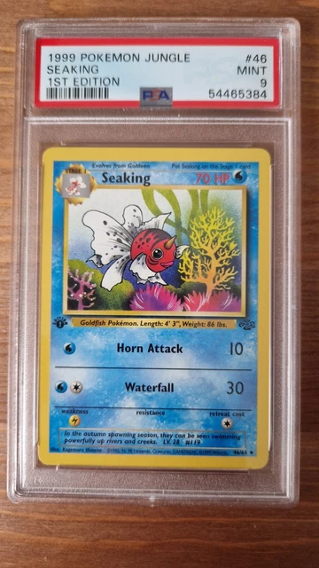 Pokemon Jungle 1st Edition Seaking 46/64 Psa 9 Mint