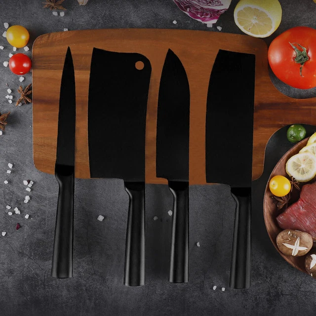 4 PCS Stainless Steel Handmade Kitchen Butcher Boning Knife Japanese Chef Knife