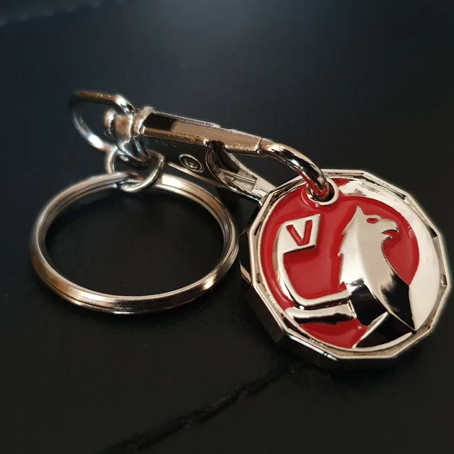 Vauxhall Car Keyring - Metal Alloy Keyring For Astra, Corsa, Insignia, Zafira With Gift Pouch