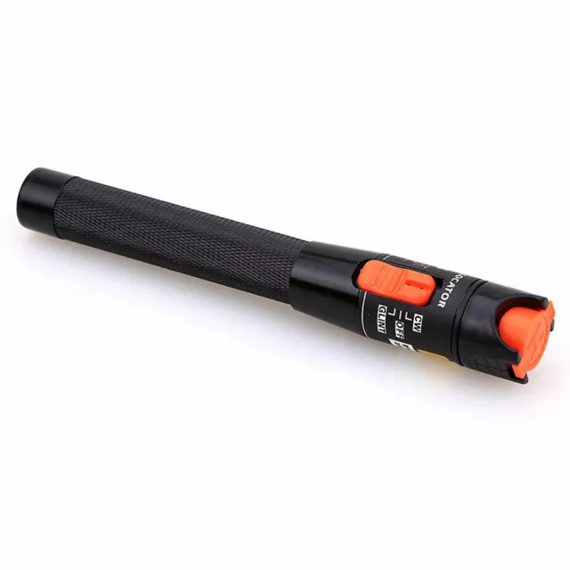 New Visual Fault Locator 10mW Red Light Source Fiber Optic Cable Tester Pen Tool