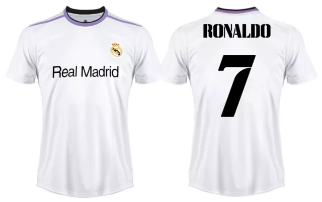 CAMISETA CRISTIANO RONALDO Real Madrid 2023 Oficial 7 Adulto Niño CR7 22/23  EUR 53,29 - PicClick ES