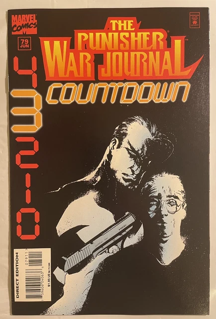 The Punisher War Journal #79 1995 Countdown 3 rare low print, NM+, WHITE PAGES!!
