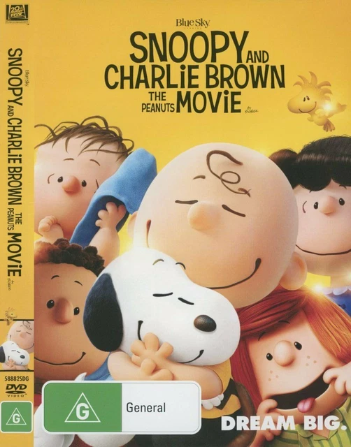 SNOOPY AND CHARLIE Brown The Peanuts Movie DVD (Region 4) brand new