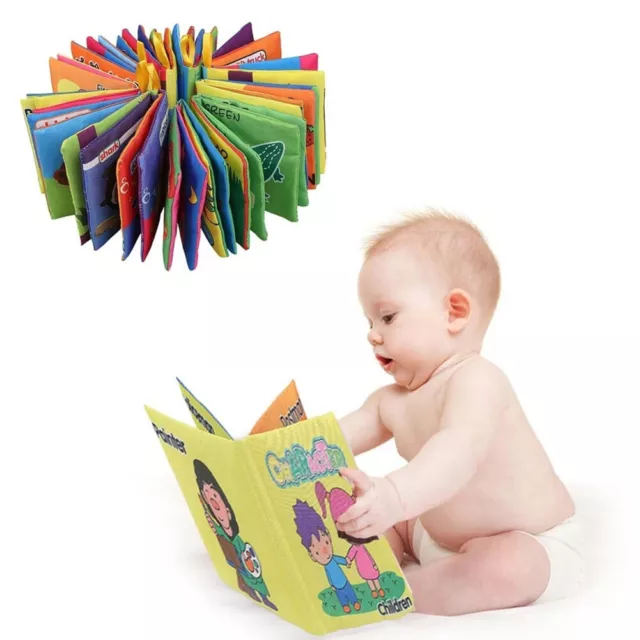 Infant Baby Intelligence Development Early Cognize Cloth Book Educational Toy 29 2