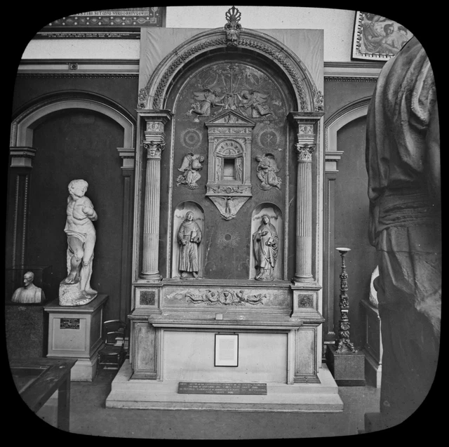 Magic Lantern Slide KENSINGTON ART MUSEUM NO75 C1888 PHOTO V&A VICTORIA & ALBERT