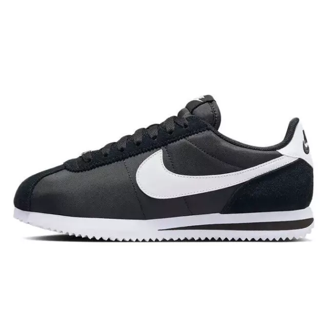 NIKE CORTEZ MENS Trainers Shoes Black White Size Uk 11.5 Eu 47