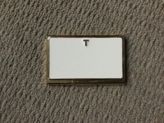 KATE SPADE NY Lenox ivory monogram “T” business card holder NICE!!! KATE SPADE NY Lenox ivory monogram “T” business card holder NICE!!!