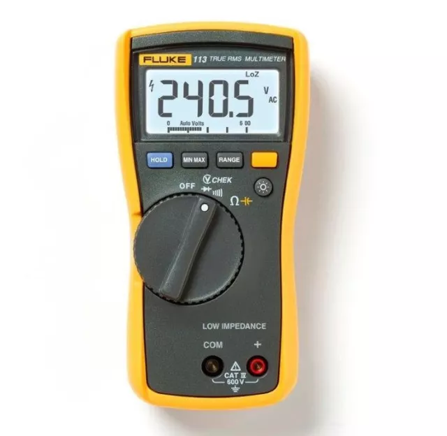 Fluke 113 Multímetro Digital True RMS Voltímetro Capacidad Elemento Cod.3088053