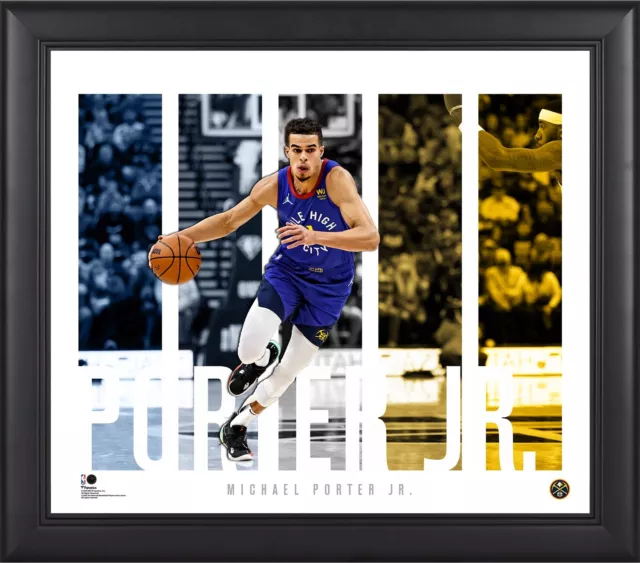 Michael Porter Jr. Denver Nuggets Fanatics Authentic Framed 15" x