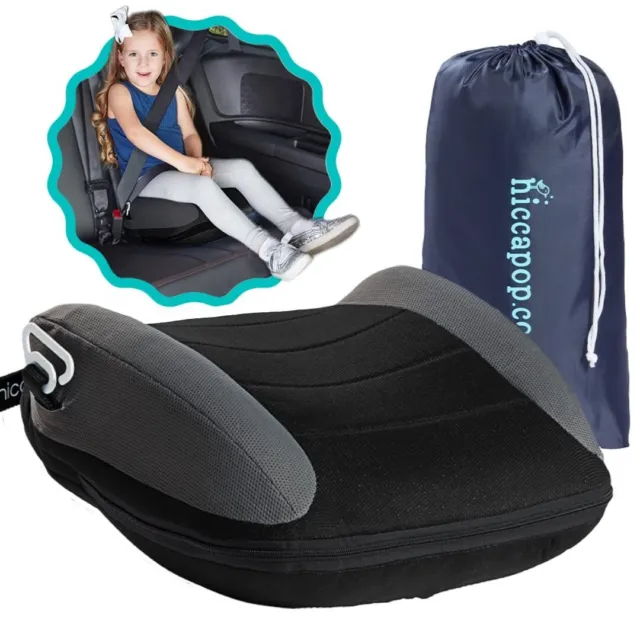 UberBoost Inflatable Booster Car Seat | Blow up Narrow Backless Booster Car S...