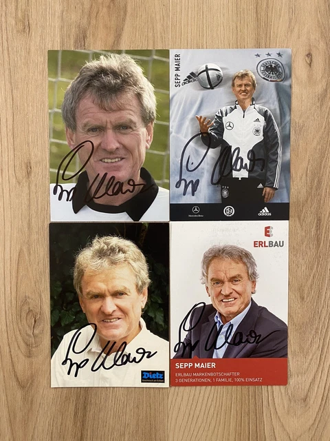 Sepp Maier – Carte Autographe Signée – Bayern München – Original – A 214627