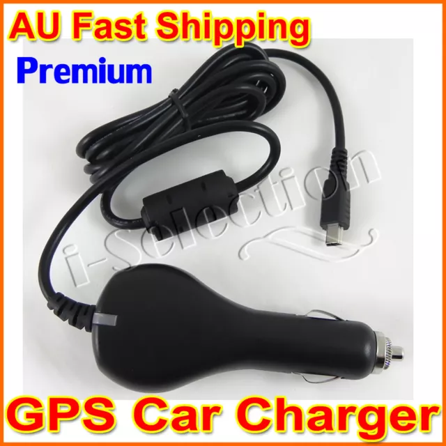 Premium GPS Car Charger for Garmin Nuvi 1300 1350T 1350 1370T 1390T 1450 1490T