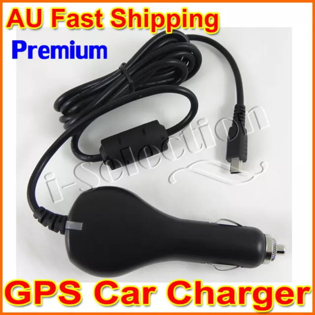 Premium GPS Car Charger for Garmin eTrex 20 30 Oregon 650 Approach G3 Australia