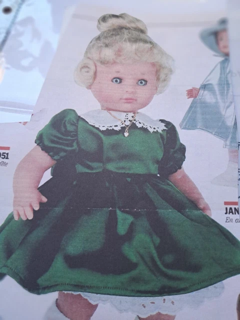 Patron De Couture McCall's Pour Robe De Poupée Pop Star 45cm - Vintage Années 80/90, Occasion
