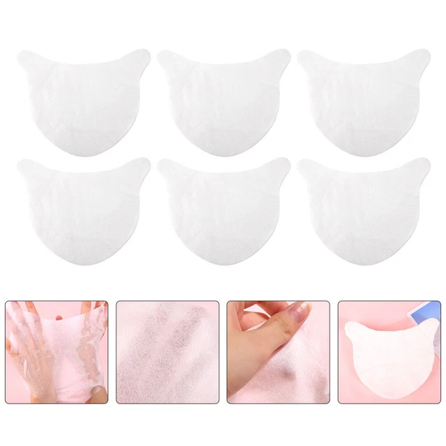 Membrana de cuello desechable hojas de tóner blancas fibras vegetales