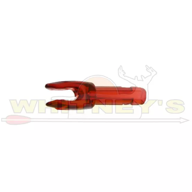 Easton Archery Deep 6 Nocks - Red - 12pk - 823012
