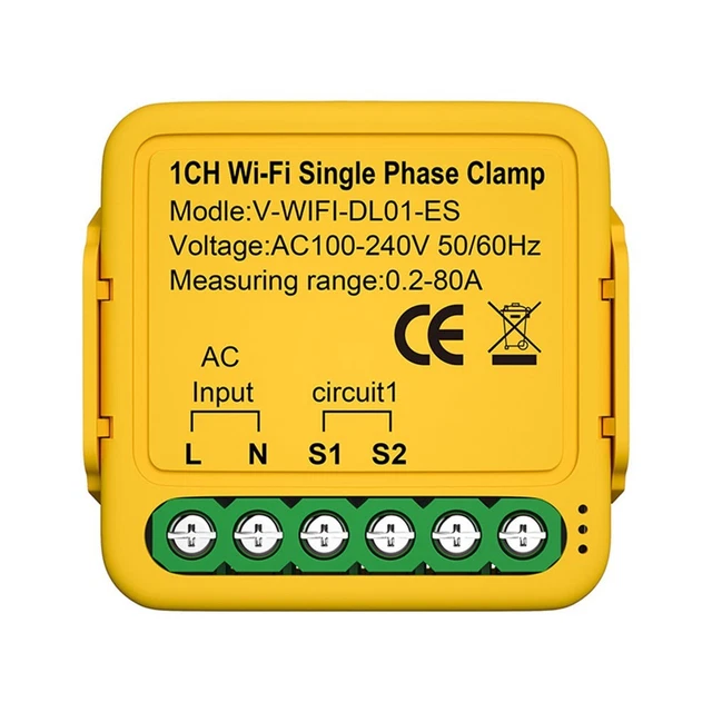 Energy Meter WiFi Switch Power Consumption Monitoring and Notifications