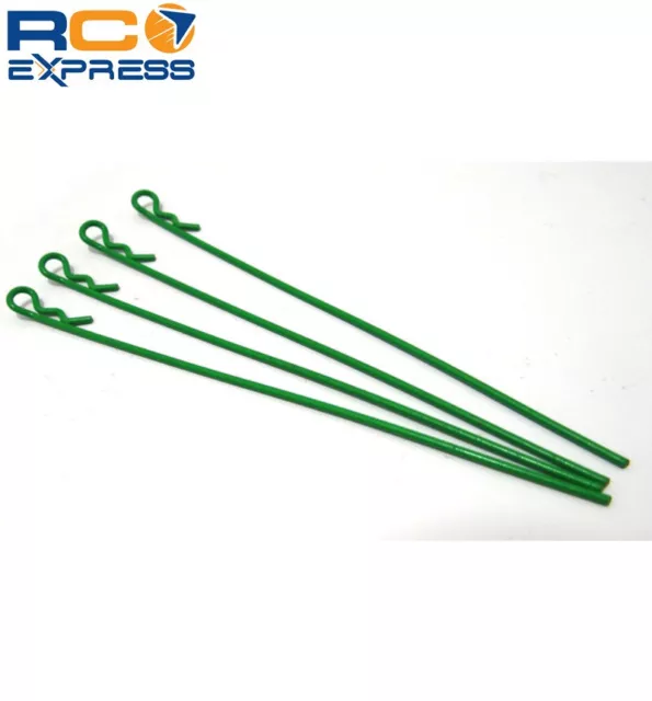 X Spede Green 2 in 1 Body Clips(4) 100mm AC01N05