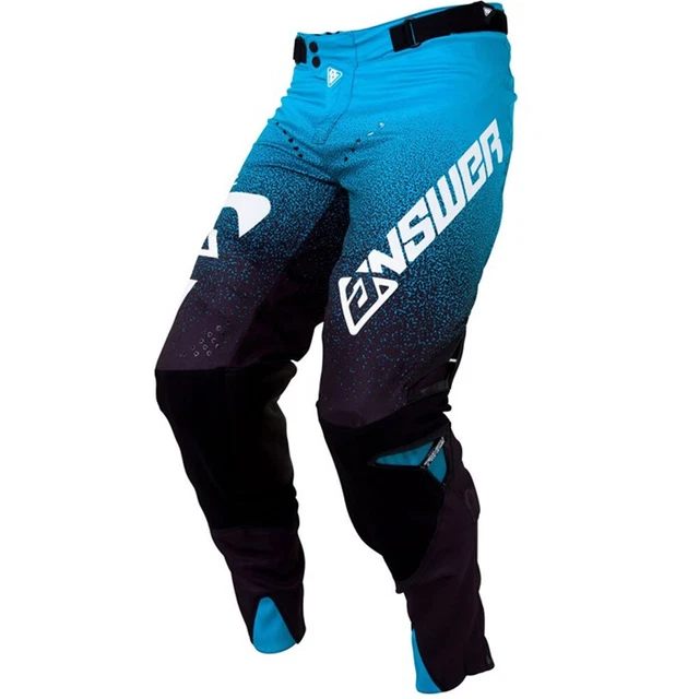 ANSWER Trinity Motocross Pants Black Astana White Enduro Crosspants Quad ATV MX