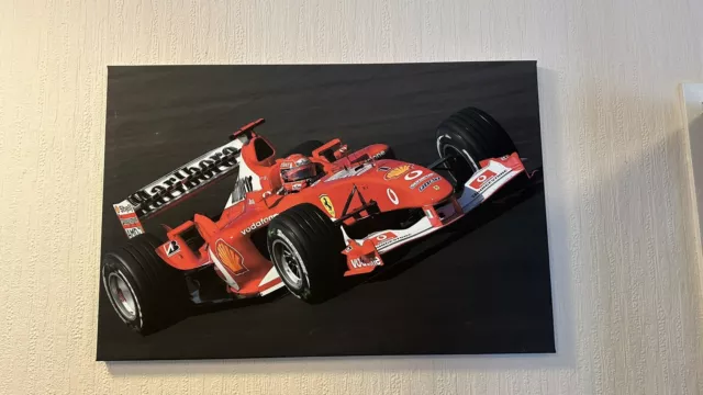 Michael Schumacher Ferrari Canvas Print