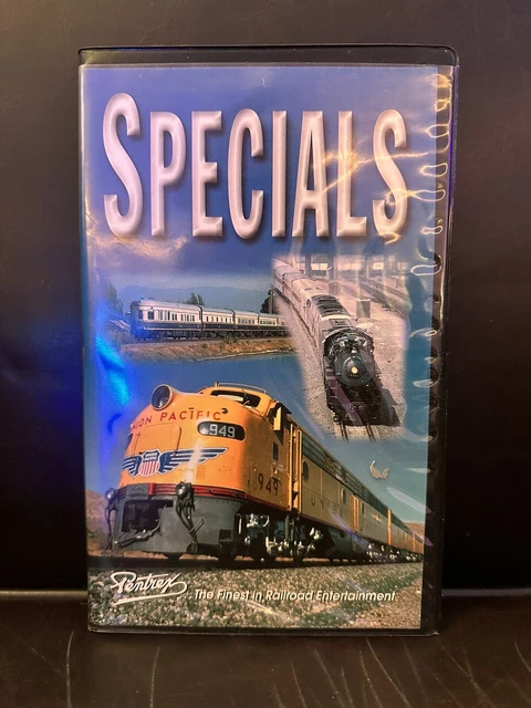 Pentrex SPECIALS- TRAIN ENTHUSIAST VHS - Pentrex Railroad - VERY RARE CLAMSHELL ...