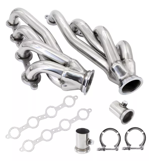 for C-10 LS Chevy GMC Truck Header LS1,LS2,LS3,LS6 (Conversion Swap) 4.8L, 5.3Wt