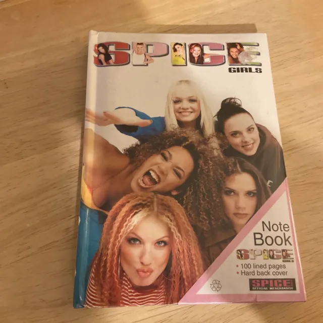 Spice Girls Note Book Mint In Packaging Unopened - Stored From New