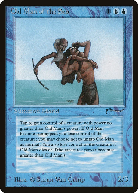 MTG Old Man of the Sea  – Arabian Nights Card # 18