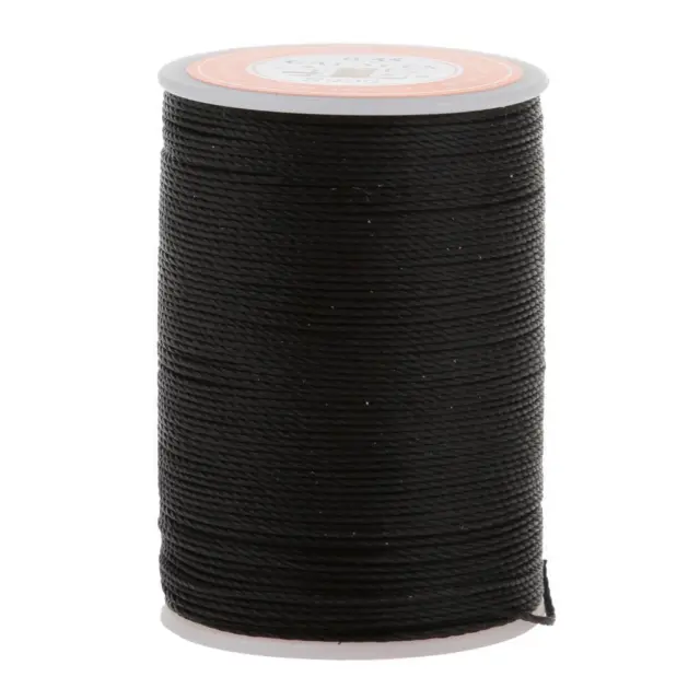0.6mm Polyester Sewing Thread 82 Yards Upholstery Lightly Wax String Light  Grey