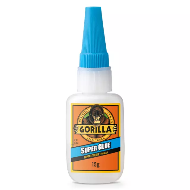 Gorilla Super Glue Full Range 15g 12g 6g Microprecise Brush Nozzle Though Bonds