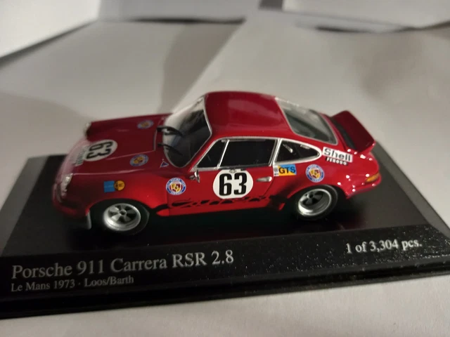 Minichamps Porsche 911 RSR 2.8 N°59 – Daytona 1973 – Échelle 1/43