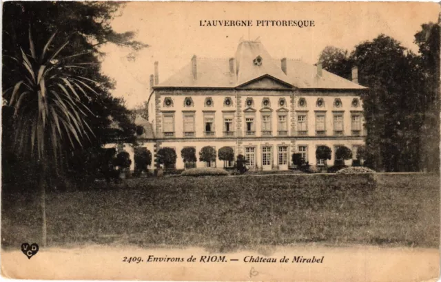 CPA AK L'Auvergne Pittoresque Le Chateau de MIRABEL (409696)
