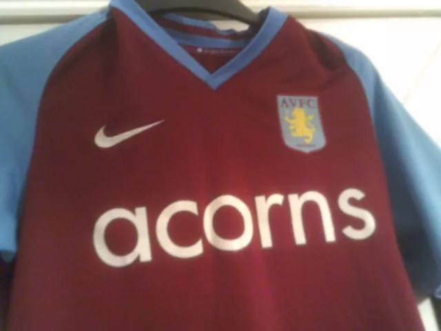 aston villa football shirt