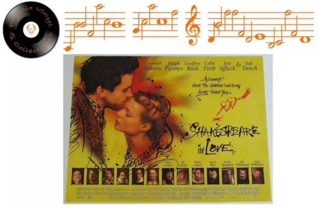 Shakespeare In Love (Yellow Version) 1998 Original UK Mini Quad Cinema Poster