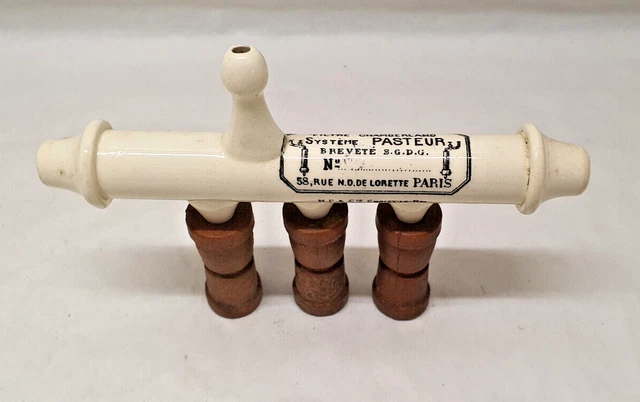 Antik Filter Porzellan 3 Ausgänge Chamberland System Pasteur