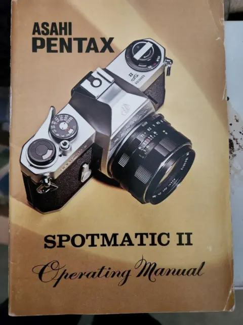 ASAHI PENTAX  ?SPOTMATIC II Operating manual