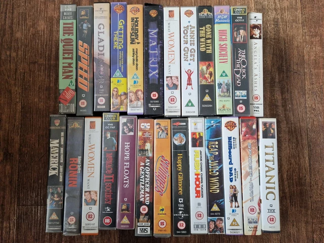 25 DIFFERENT FILMS, Movies - VHS Video Tapes - Mixed Bulk Lot #7 £14.99 ...