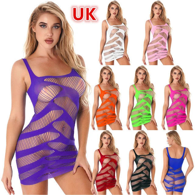 SEXY BODYCON MINI Dress Party Fishnet Sheer Stretch See Through Mesh  Clubwear 13.06 - PicClick UK
