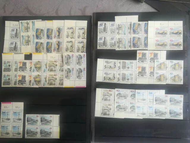 lot 153 de 24 blocs de 4 = 96 TIMBRES  BERLIN ALLEMAGNE  série X 2  NEUF**