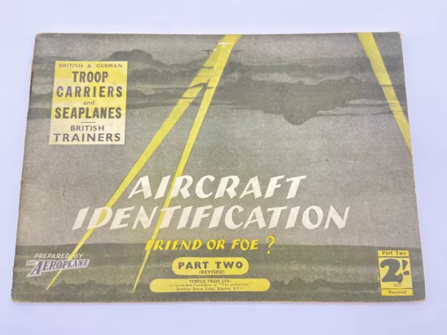 WW2 AIRCRAFT IDENTIFICATION Friend Or Foe? Troop Carriers & Seaplanes £ ...