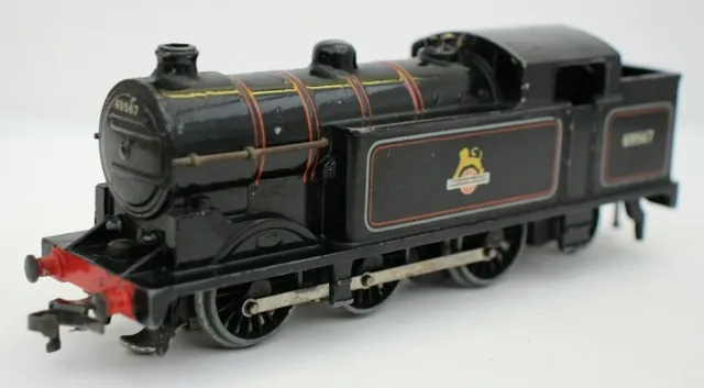 Vintage Hornby Dublo EDL17 OO Gauge N2, BR Gloss Black 0-6-2T Locomotive