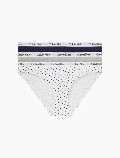 Calvin Klein Women's Carousel Cotton 3-Pack Bikini Underwear