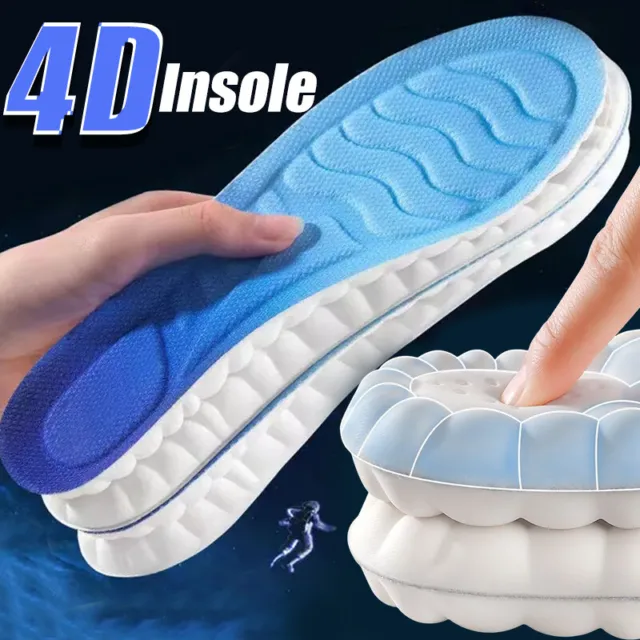 4D Arch Insoles Orthopedic Sports Insoles Feet Pad Running Shoes for Men Women 2