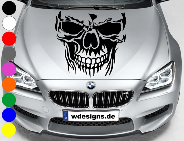 CROWN SKULL DECAL STICKER 3M MADE IN USA TRUCK BIKE HELMET VEHICLE WINDOW WALL