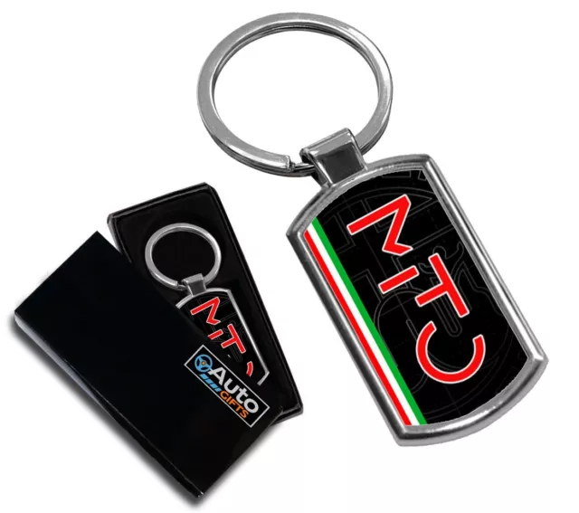 Car Keyring Key Chain Ring Fob  Metal Compatible With Alfa Romeo Mito