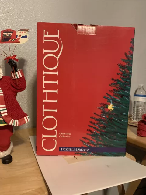 Vintage Clothtique Possible Dreams 2002 Kites Delight Santa Claus 890191 boxed 2