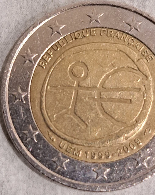 Pièce république française de 2 euros  rare 3