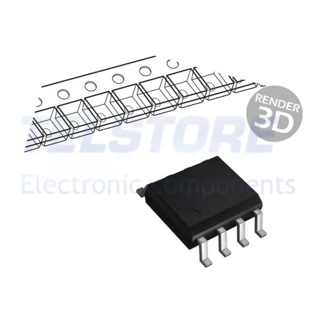 DI79L08DAB IC stabilizzatore di tensione LDO,lineare,non regolato -8V